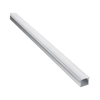 Saxby 97739 Saxby Rigel Recessed Wide Aluminium Profile/Extrusion - 2m Silver 1