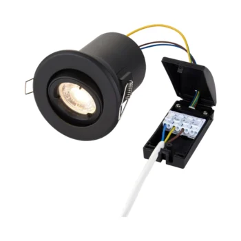 Saxby 99759 Saxby ShieldPLUS Tilt GU10 Black 1