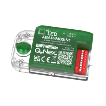 ALL LED ABARMS2IN1 Q-Nex Plug & Play 2-In-1 Microwave And Corridor Sensor for LED Battens
