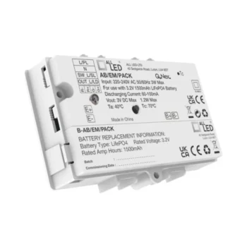 ALL LED ABEMPACK - Q-Nex Plug and Play 3-Hour Emergency Pack