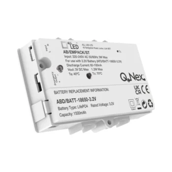 All Led ABEMPACKST Q-Nex Plug and Play 3-Hour Emergency Pack Self Test