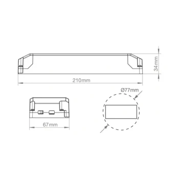 ALL LED ADRCV24100TD ALL LED ADRCV24100TD 24V 100W Dimmable LED Constant Voltage Driver 2