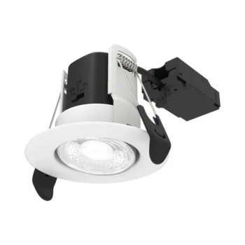 ALL LED AFD05/A/WH/CCT Atom Polar White Adjustable 5W IP65 CCT Dimmable LED Downlight
