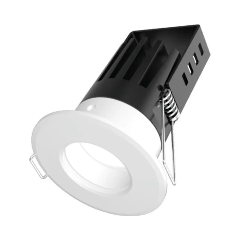 ALL LED | AFDMR11/40/DALI | Defender Mini | LED Downlight | DALI | IP65 230V | 4000K Cool White | 9W 1 ALL LED AFDMR1140DALI - Defender Mini 9W Mini LED Fire Rated IP65 Baffled Downlight DALI 4000K