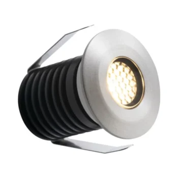 ALL LED AGLX020SS/27 - Britannia 1W LED 350mA IP67 Baffle Honeycomb Ground Light Stainless Steel Finish 2700K
