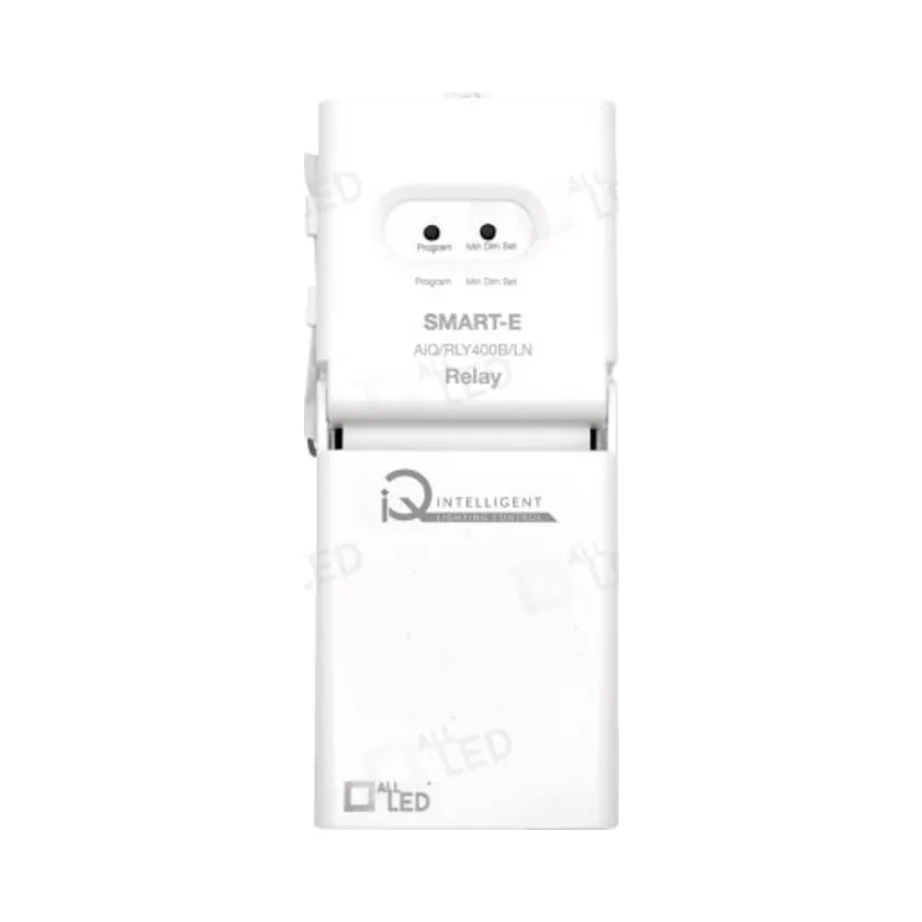 ALL LED AIQ/RLY400B/LN iQ Smart-E Relay Live/Neutral Junction Box 1 ALL LED AIQ/RLY400B/LN ALL LED AIQ/RLY400B/LN iQ Smart-E Relay Live/Neutral Junction Box