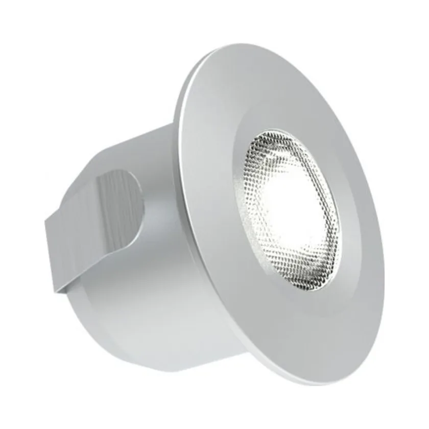 ALL LED AML12V/AL/30 - Beam 1W 12V Marker Light Aluminium Finish 3000K 1 ALL LED AML12VAL30 - Beam 1W 12V Marker Light Aluminium Finish 3000K