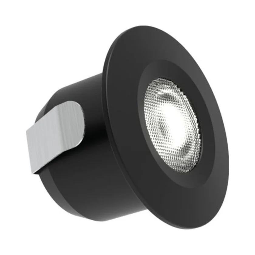 ALL LED AML12V/BLK/40 - Beam 1W 12V Marker Light Carbon Black Finish 4000K 1 ALL LED AML12VBLK40 - Beam 1W 12V Marker Light Carbon Black Finish 4000K