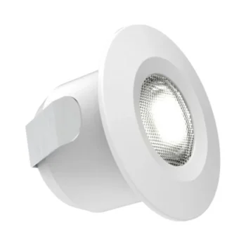 ALL LED AML12VWH30 - Beam 1W 12V Marker Light Polar White Finish 3000K