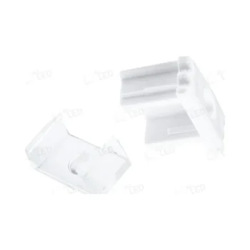 ALL LED APA001/AL/ACC ALL LED Accessories Pack 4 Clear Brackets 4 End Caps for PROFILE1 Aluminium (APA001/AL)