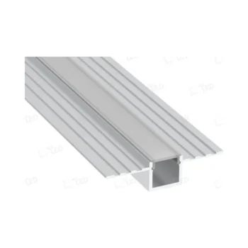 ALL LED APA222AL StealthLine 2m Anodised Aluminium Plaster-In Trimless Aluminium Profile