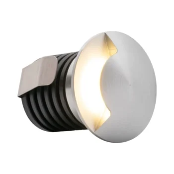 ALL LED APF032AL/01/30 - Pathfinder 1W LED IP65 Low Level Matte Brushed Aluminium Finish Unidirectional 3000K