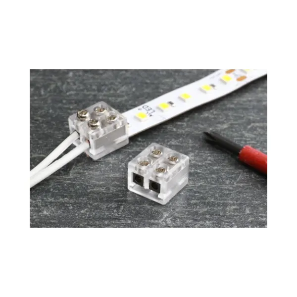 ALL LED ASTC/UNI Straight Solderless Universal LED Strip Connector 2 ALL LED ASTC/UNI ALL LED ASTC/UNI Straight Solderless Universal LED Strip Connector 2