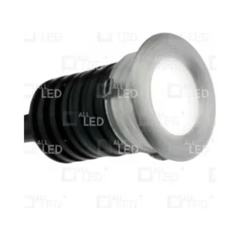 ALL LED AMKR012AL/30 ALL LED Micro IP44 Matte Brushed Aluminium LED Marker Light - 1W LED 350mA 3000K Warm White