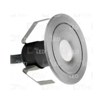 ALL LED AMKR020AL/BL ALL LED Mini IP44 Matte Brushed Aluminium LED Marker Light - 1W 350mA Blue