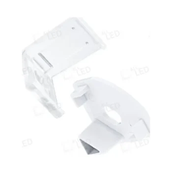 ALL LED APA002/AL/ACC ALL LED Accessories Pack 4 Clear Brackets 4 End Caps for PROFILE2 Aluminium (APA002/AL)