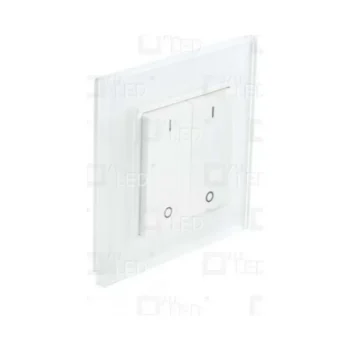 ALL LED ASCRF/2G ALL LED 2 Gang RF LED Strip Dimming Switch Wall Station 1