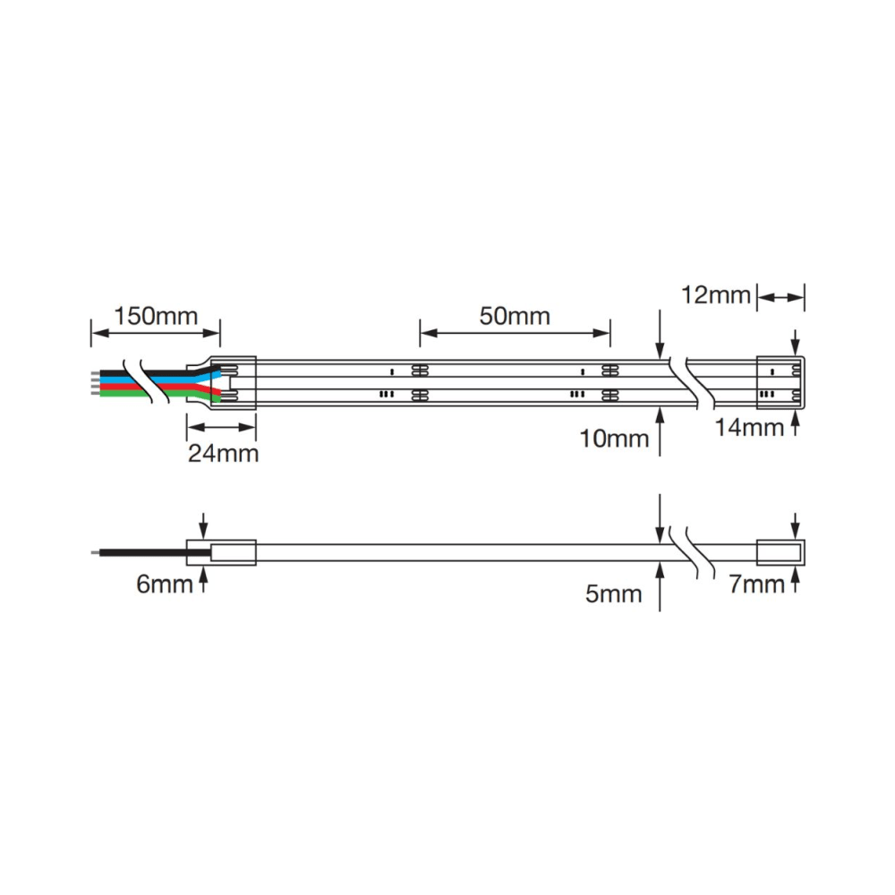 ALL LED Seamless RGB 5W/m 24V IP67 COB Dotless LED Strip – 30m Reel 2 AST005IP/COB/RGB ALL LED Seamless RGB 5W/m 24V IP67 COB Dotless LED Strip – 30m Reel