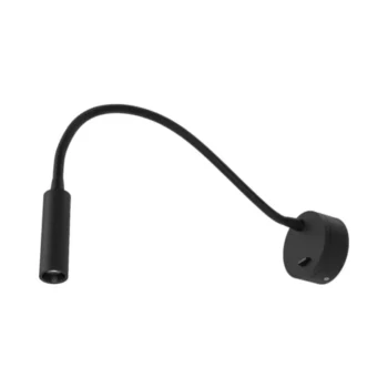 ALL LED AWLG040BK40 - Cygnet 2W Wall Mounted Adjustable Neck LED Reading Light Carbon Black 4000K