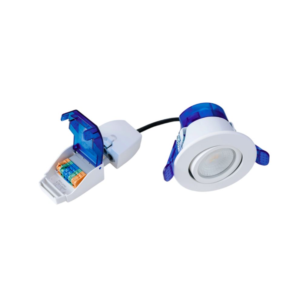 Aurora | AU-R62W/CWS | R6™ Adjustable | LED Downlight | 230V | CCT | 3.5-5.5W 1 Aurora AU-R62W/CWS CCT Adjustable LED Downlight