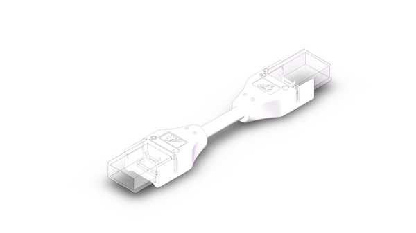 Aurora | AU-ST2110C | Chroma Flex | 10mm Tape to Tape Connector | 175mm | IP65 1 Aurora 10mm Tape to Tape Connector 175mm IP65