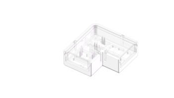 Aurora 10mm L Connector IP65
