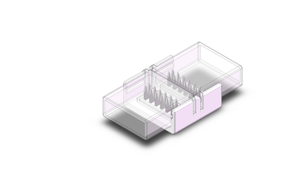 Aurora | AU-ST2412A | Chroma Flex | 12mm RGBCX Connector | IP65 1 Aurora 12mm RGBCX Connector IP65