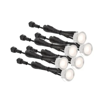 Aurora EN-DK6/40 M-LITE™ IP67 Deck Light 6 Pack Kit Cool White 4000K