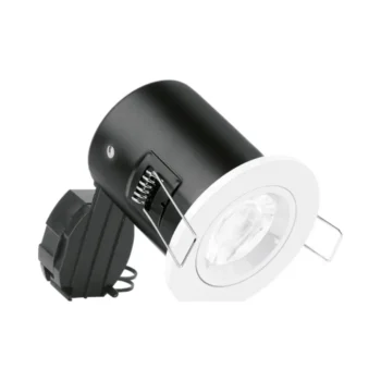 Aurora EN-FD101W GU10 Fixed Lock Ring Aluminium Fire Rated Downlight