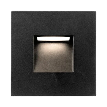Aurora EN-FWB2BLK Square Black Bezel for WAIZ ™CS Low Level Wall Light 2