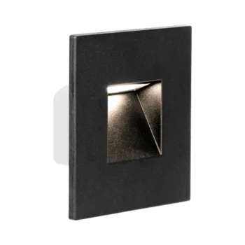 Aurora EN-FWB2BLK Square Black Bezel for WAIZ ™CS Low Level Wall Light