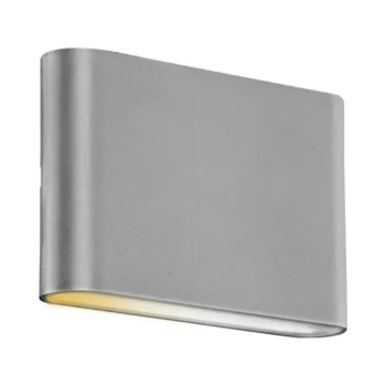WallECS Grey 6W IP65 Colour Switchable Fixed Up/Down Wall Light