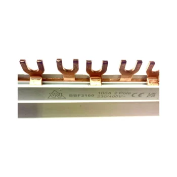 WCED BBF2100 WCED 2 Pole 100A Busbar Forked Type - 13 Ways