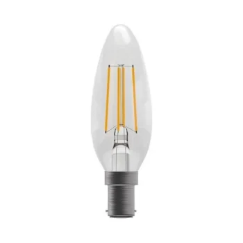 BELL Lighting 5308 Bell 4W LED Dimmable Filament Candle Clear 2700K