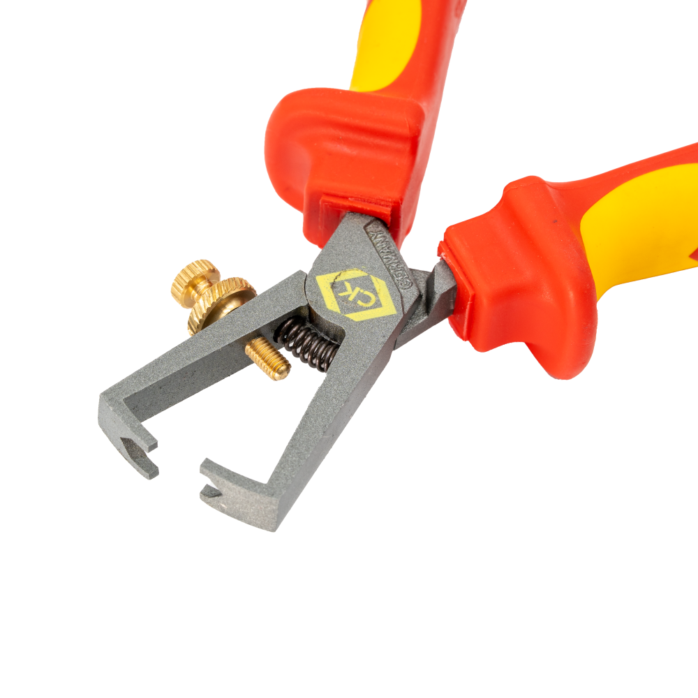 C.K Tools | T39074A | RedLine VDE | Wire Stripping Pliers 2 C.K Tools | T39074A | RedLine VDE | Wire Stripping Pliers