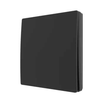 Forum 1 Gang Kinetic Push Switch Matt Black