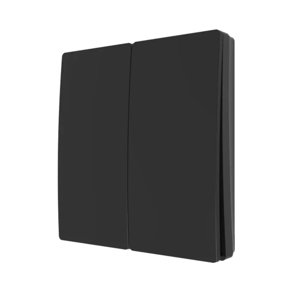 Forum 2 Gang Kinetic Push Switch Matt Black 1 Forum 2 Gang Kinetic Push Switch Matt Black