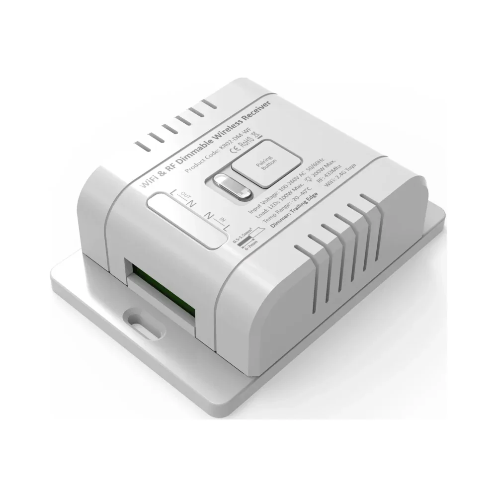 Forum 1 Channel Tuya Smart WiFi Kinetic Dimmer IP20 White 2 Forum 1 Channel Tuya Smart WiFi Kinetic Dimmer IP20 White 2