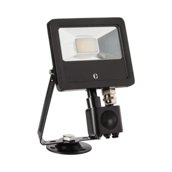 Collingwood Lighting Collingwood FL01BPCS 10W Colour Switchable Black Floodlight IP65 PIR 115lm/W