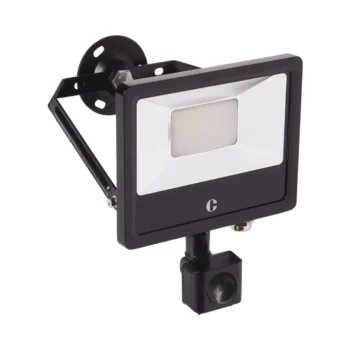 Collingwood Lighting Collingwood FL03BPCS 30W Colour Switchable Black Floodlight IP65 PIR 110lm/W