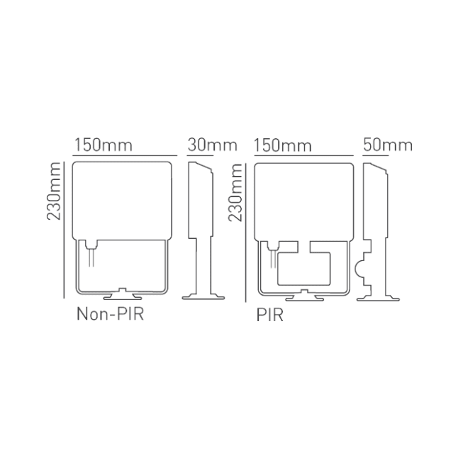 Collingwood FL03BXCS 30W Colour Switchable Black Floodlight IP65 Standard 110lm/W 3 Collingwood Lighting Collingwood FL03BXCS 30W Colour Switchable Black Floodlight IP65 Standard 110lm/W