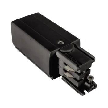 Collingwood Lighting Collingwood TR22430 3-Circuit Track Power Connector Left Black