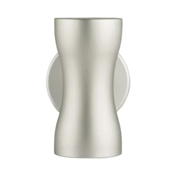 Collingwood WL070SNBM40 Wall Light Silver 5.1W 4000K Straight to Mains IP65