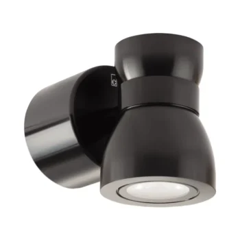 Collingwood WL075BNBM30 Black Wall Light 5.7W 3000K Straight to Mains IP65 2