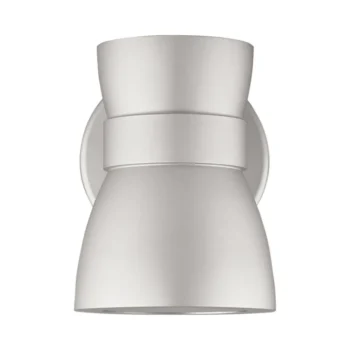 Collingwood WL075SNBM27 Silver Wall Light 5.7W 2700K Straight to Mains IP65