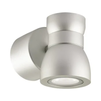 Collingwood Lighting Collingwood WL075SNBM40 Silver Wall Light 5.7W 4000K Straight to Mains IP65