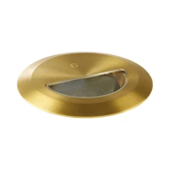 Collingwood WL340ABWW Wall Light Antique Brass 2.6W 3000K Straight to Mains IP65 50° Beam Angle