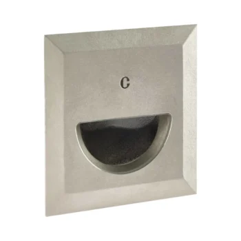 Collingwood WL341NW Decorative Square Wall light Stainless Steel 2.6W 4000K IP65 Mains Voltage - 2
