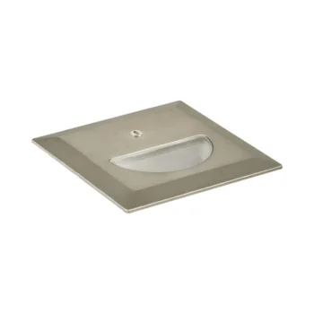 Collingwood WL341NW Decorative Square Wall light Stainless Steel 2.6W 4000K IP65 Mains Voltage