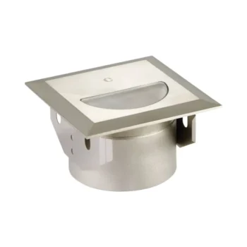 Collingwood Lighting Collingwood WL342WW Decorative Square Wall Light Stainless Steel 2.6W 2700K IP65 Mains Voltage